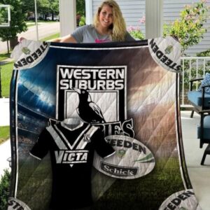 Western Suburbs Magpies Quilt Blanket Beeqt5065  Quilt
